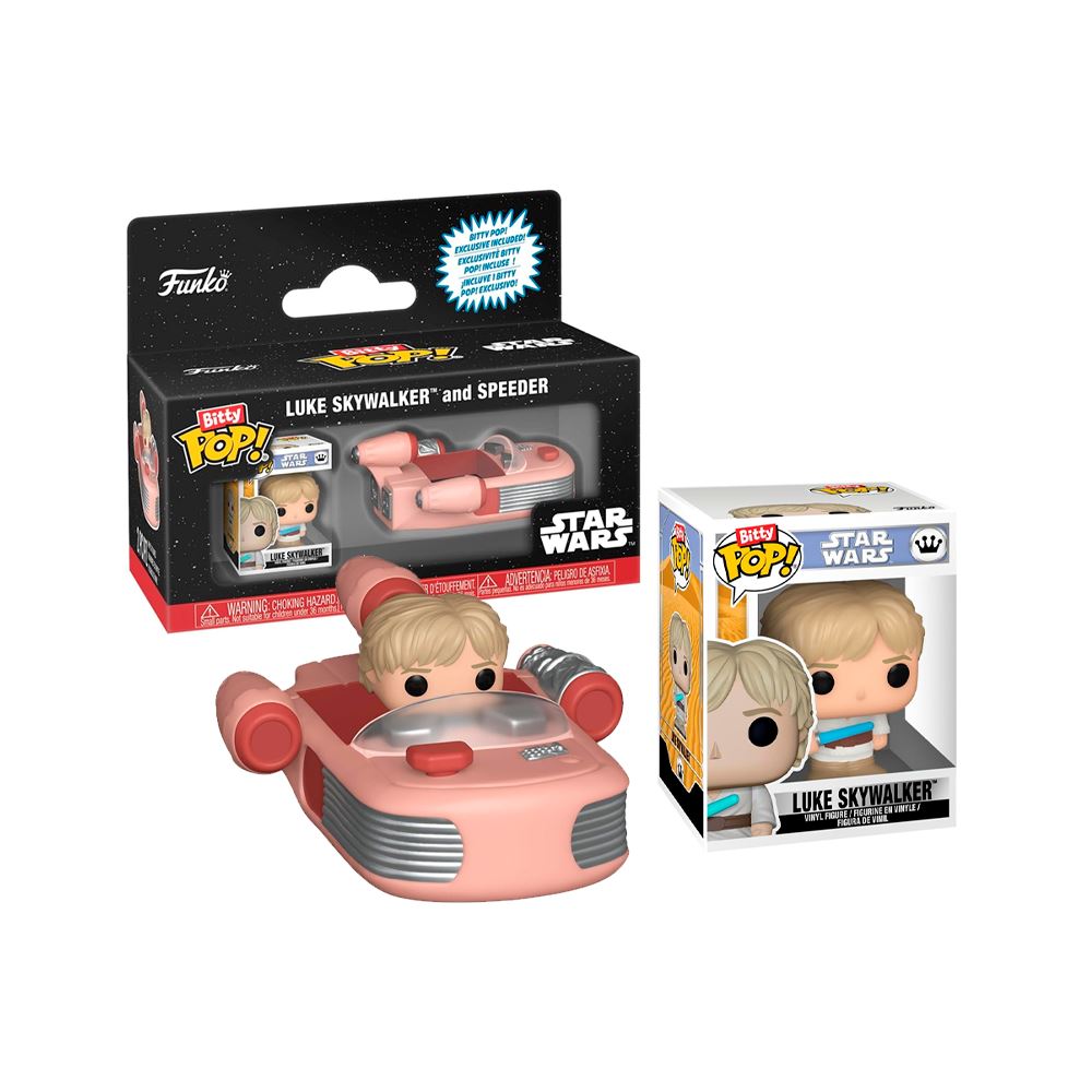 Funko Pop Bitty Ride Star Wars Luke Skywalker with Speeder