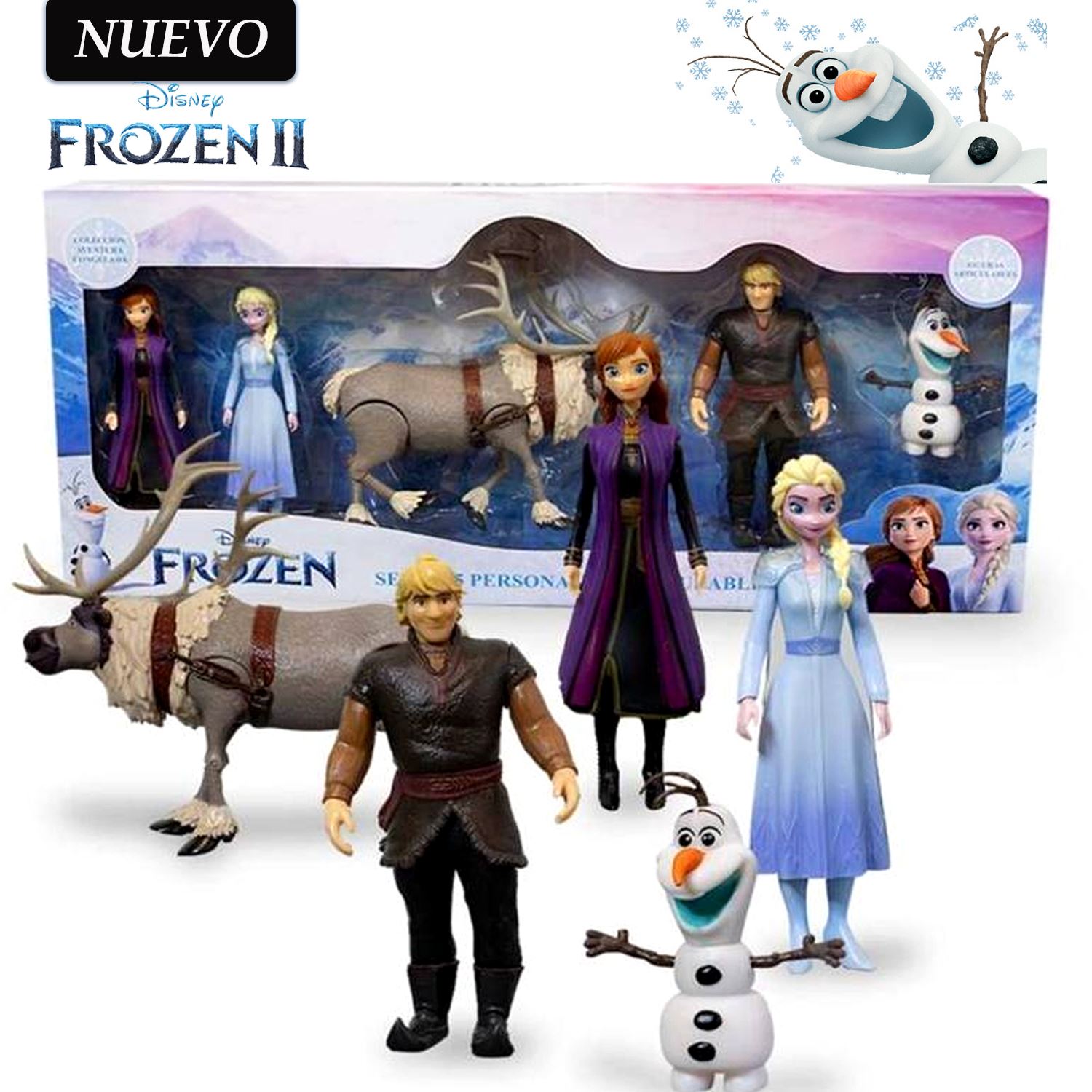 Set De Figuras Articulables Frozen II Disney FZM-5