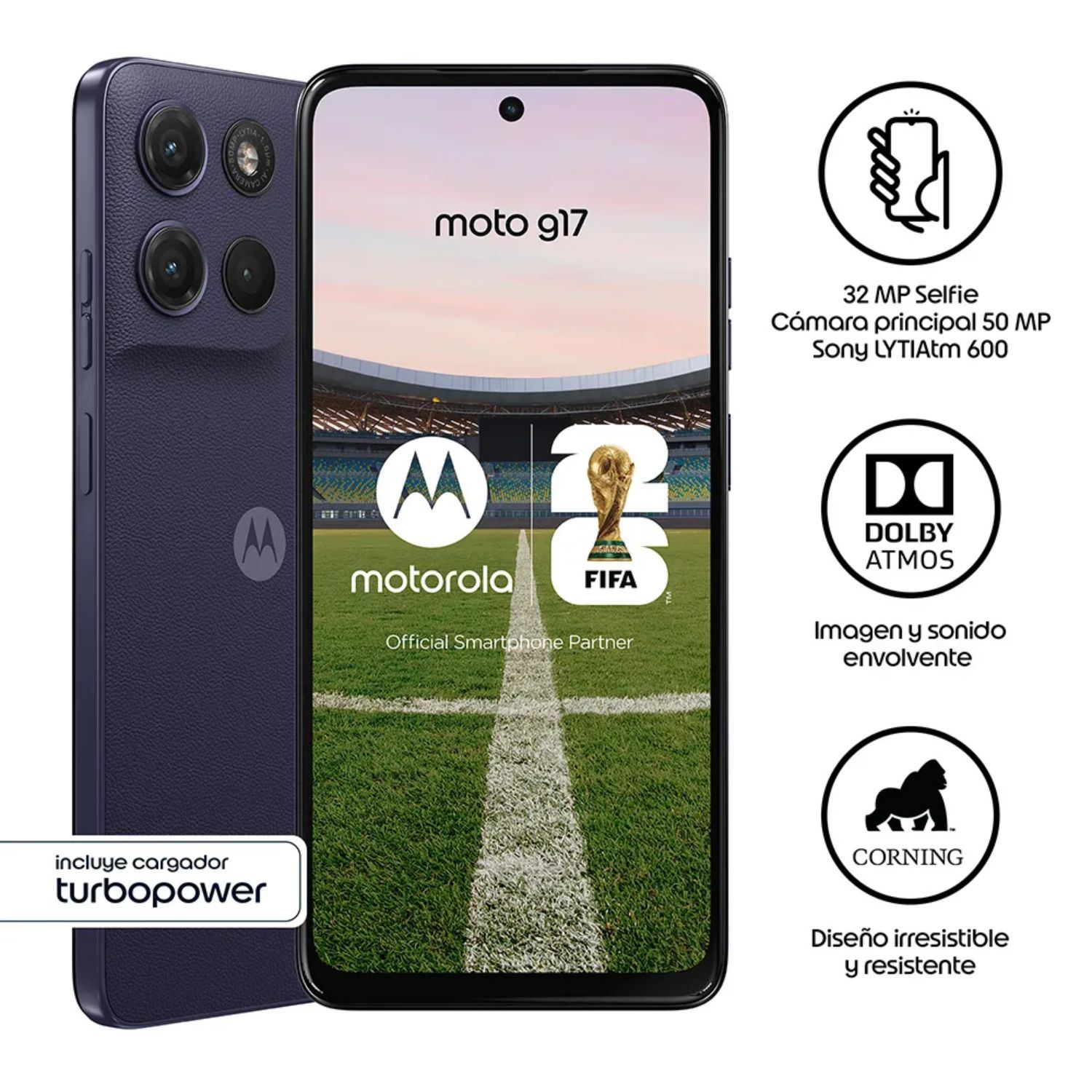 Celular Moto G17 4GB 256GB