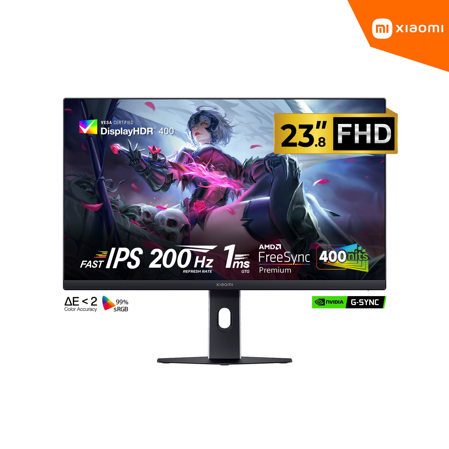MONITOR XIAOMI G24i 24" FHD FastIPS 180HZ 1MS 99%sRGB AMD RADEON FREESYNC