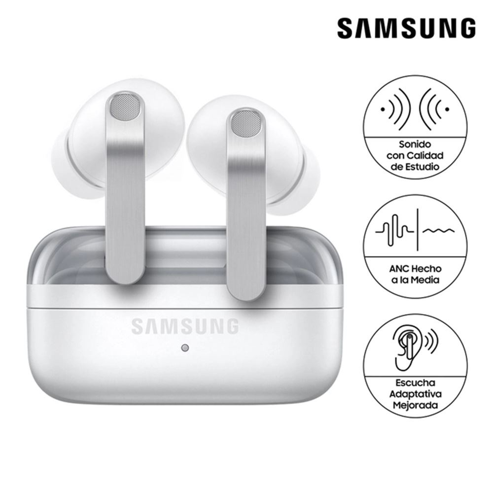 Audífonos Bluetooth Samsung Galaxy Buds 4 Pro Blanco
