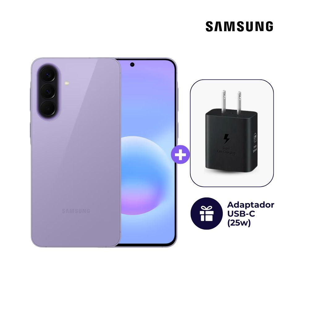 Samsung Galaxy A57 5G 256GB 8GB Ram Lila + Adaptador USB-C Samsung Original 25W