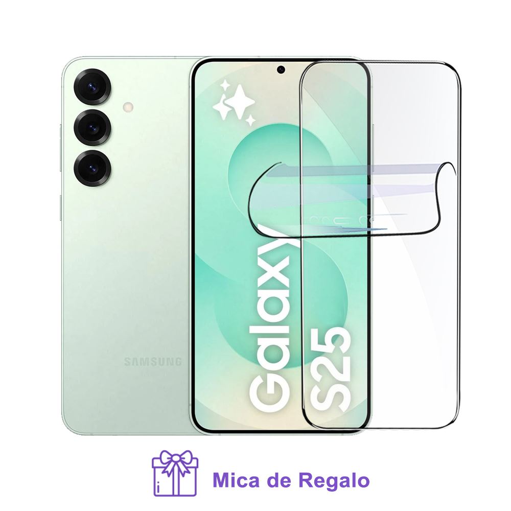 Samsung Galaxy S25 5G 12Gb Ram 128Gb Rom Verde con Mica Hidrogel