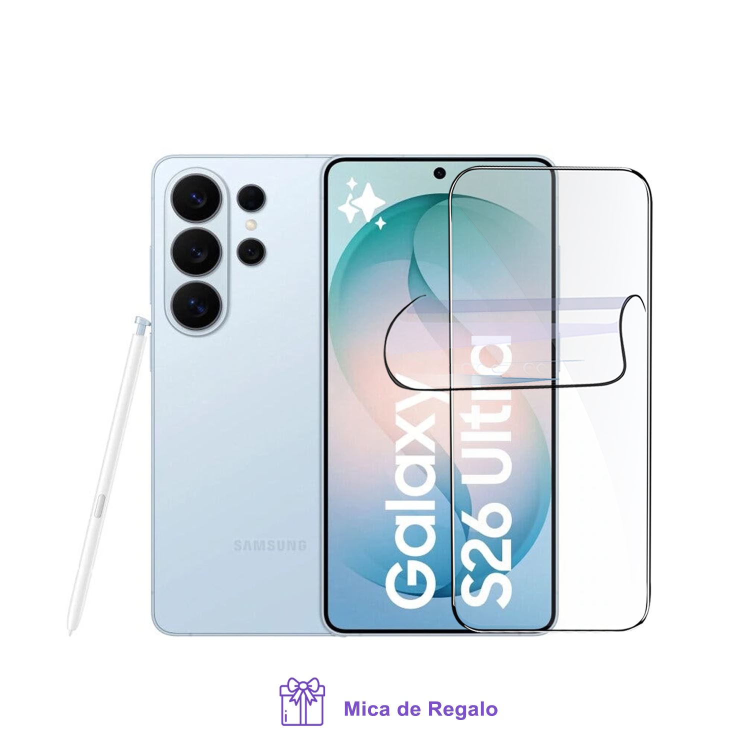 Samsung Galaxy S26 Ultra 512GB Rom 12GB Ram - Sky Blue + Mica Hidrogel