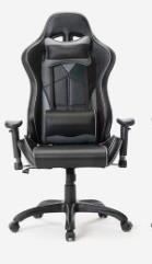 Silla Gamer  Boston Negro Giratoria