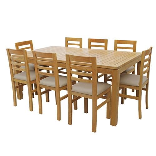 COMEDOR DE TERRAZA GARDEN 8 SILLAS - FALOTIH 3M - FLT3MTERRA023