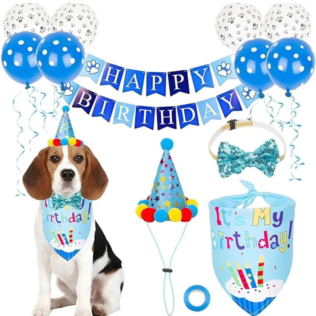 Kit Globo Decoracion Cumpleaños Para Mascotas