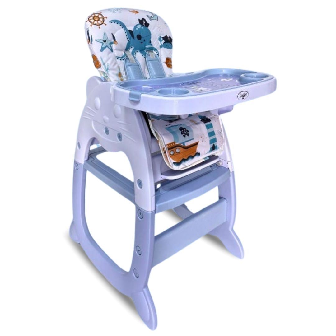 Silla de Comer Edición Limitada «GATTITO II» Light Blue