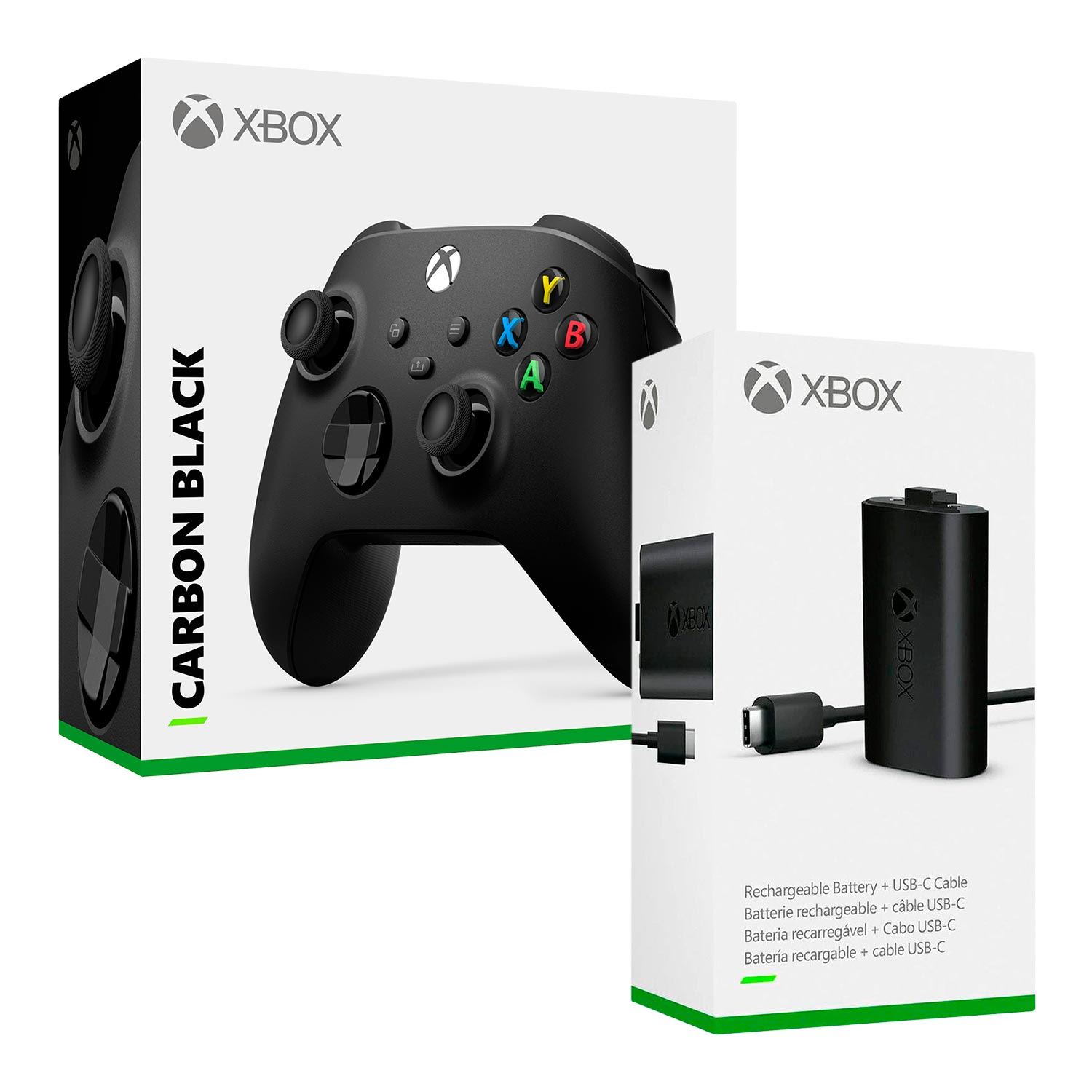 Mando Xbox Series X Wireless Negro + Bateria Recarble Pdp - Game Center SAC