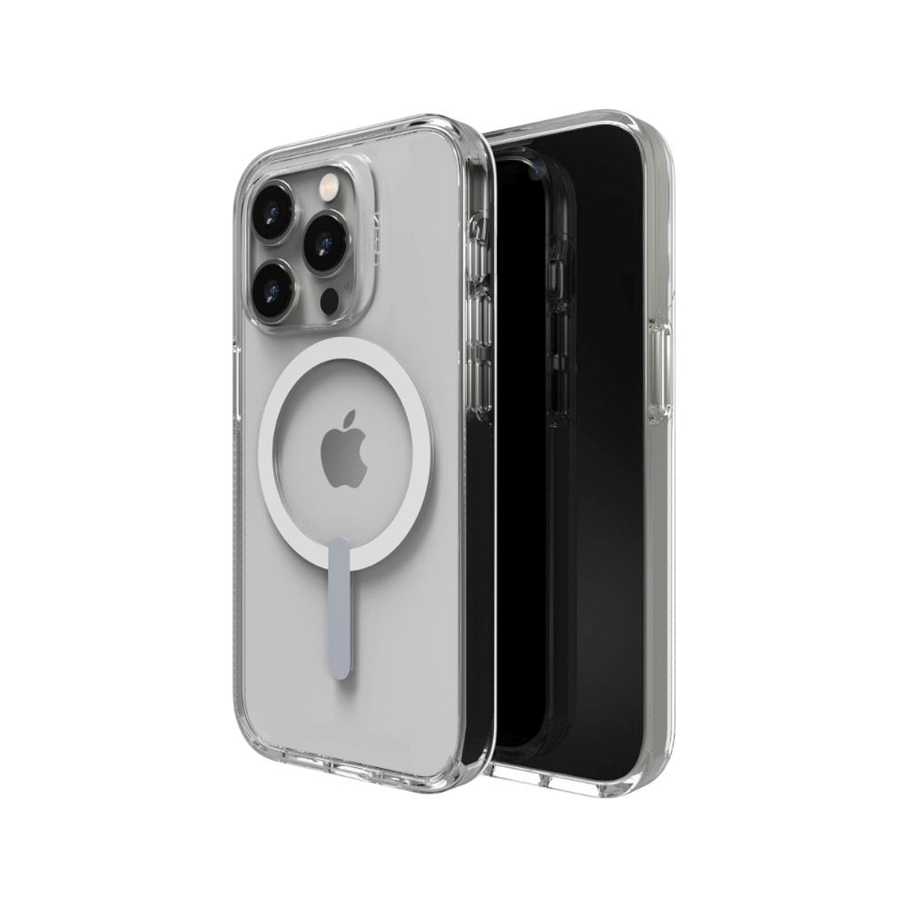 Case Transparente Compatible con iPhone 15 Pro Max Gear4 Crystal Palace Clear Magsafe