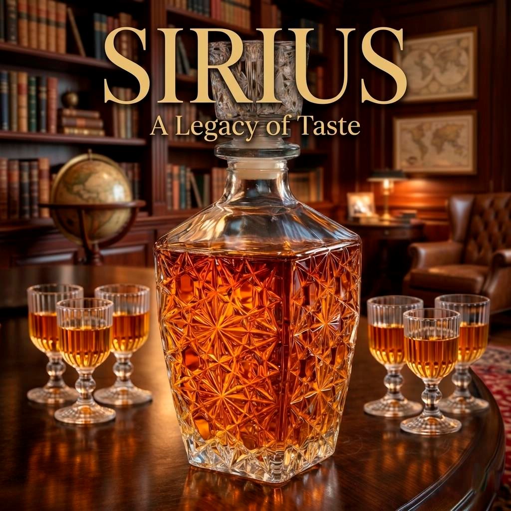 Licorera Sirius El Resplandor Estelar en su Bar