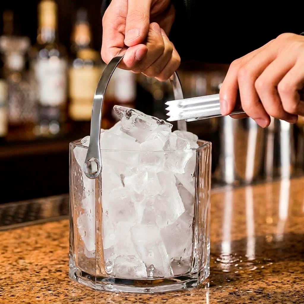 Vertex Ice  Hielera Octogonal de Vidrio Premium