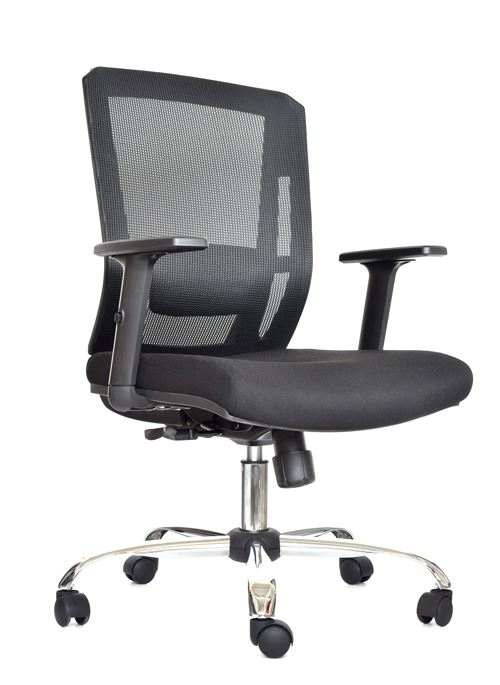 SILLA DE OFICINA GERENCIAL ERGONÓMICA OV-DELPHI-II MALLA NEGRO