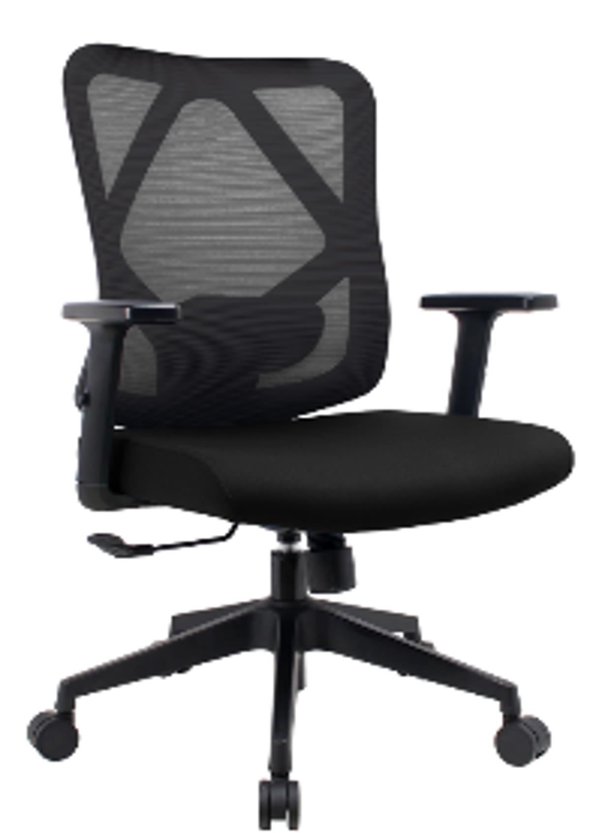 SILLA DE OFICINA GERENCIAL ERGONÓMICA OV-ENKO MALLA NEGRO
