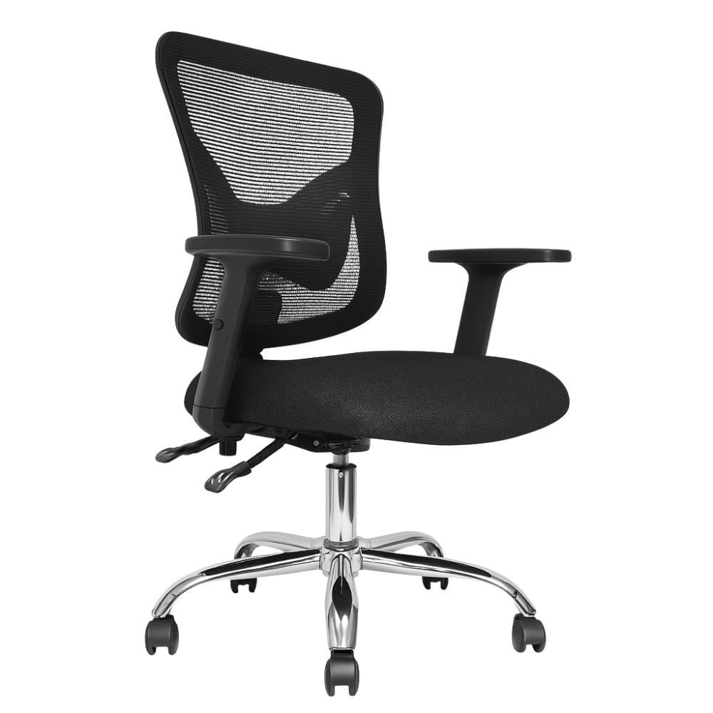 SILLA DE OFICINA GERENCIAL ERGONÓMICA - FONEULTRA NEGRO