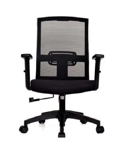 SILLA DE OFICINA GERENCIAL ERGONÓMICA OV-MONK MALLA NEGRO
