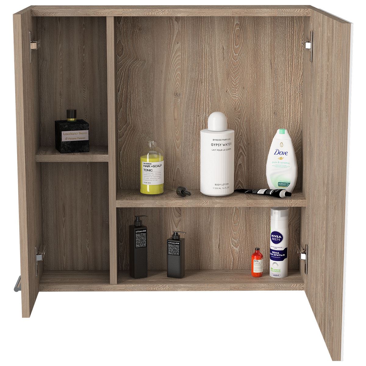 Gabinete de Baño c/Espejo Zack -Muebles Bonno