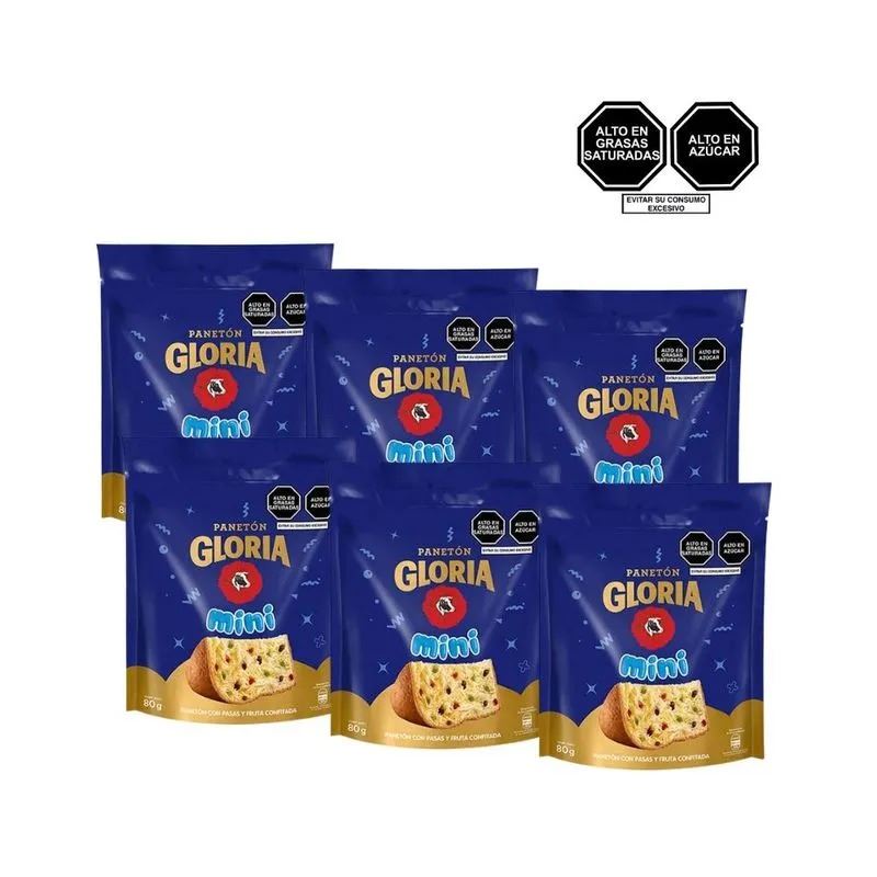 GLORIA PANETON MINI 80G 6u