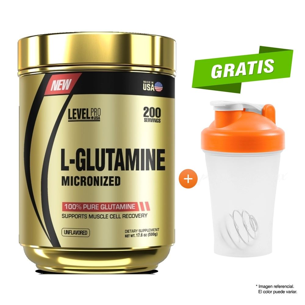 Glutamine Americana 500 G Level Pro