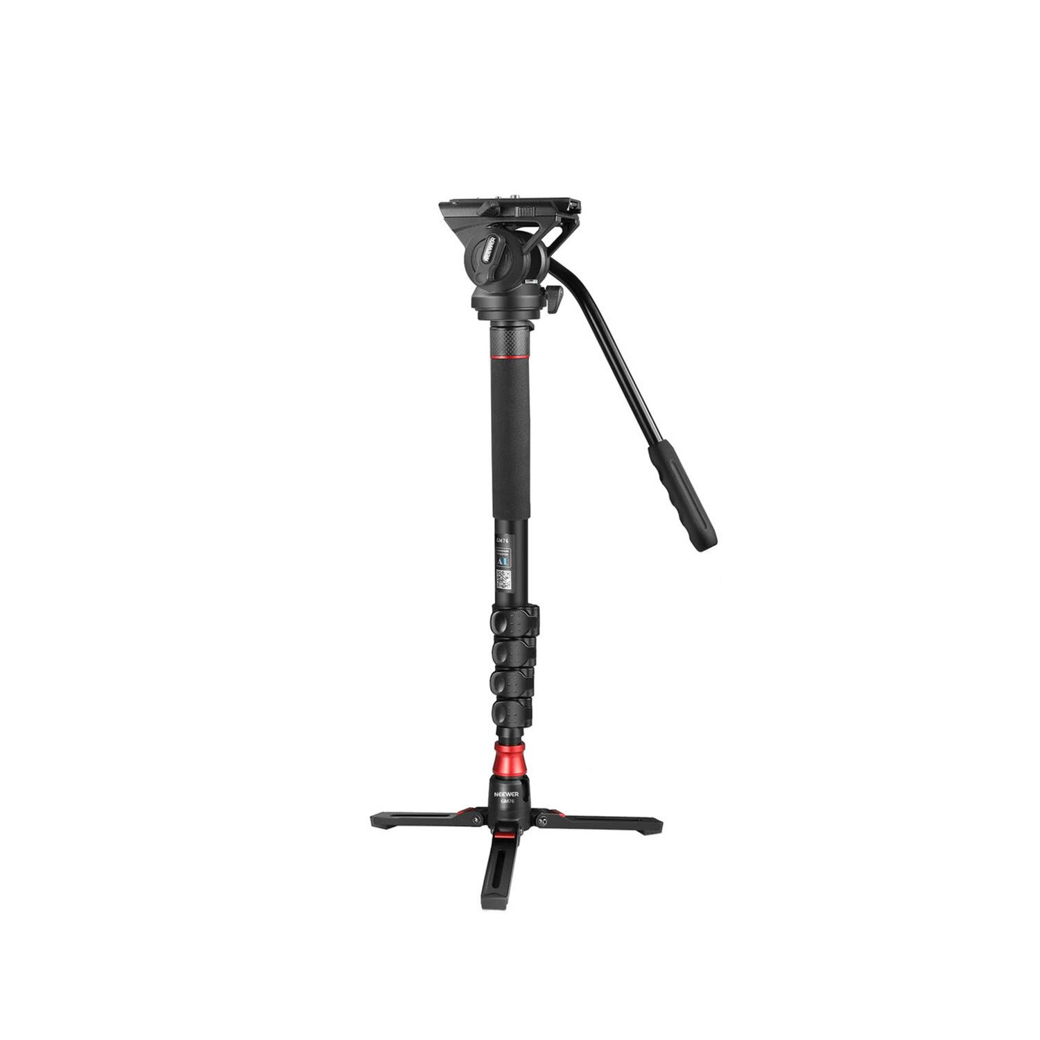 Monopié profesional Neewer para cámara con cabezal fluido - GM76