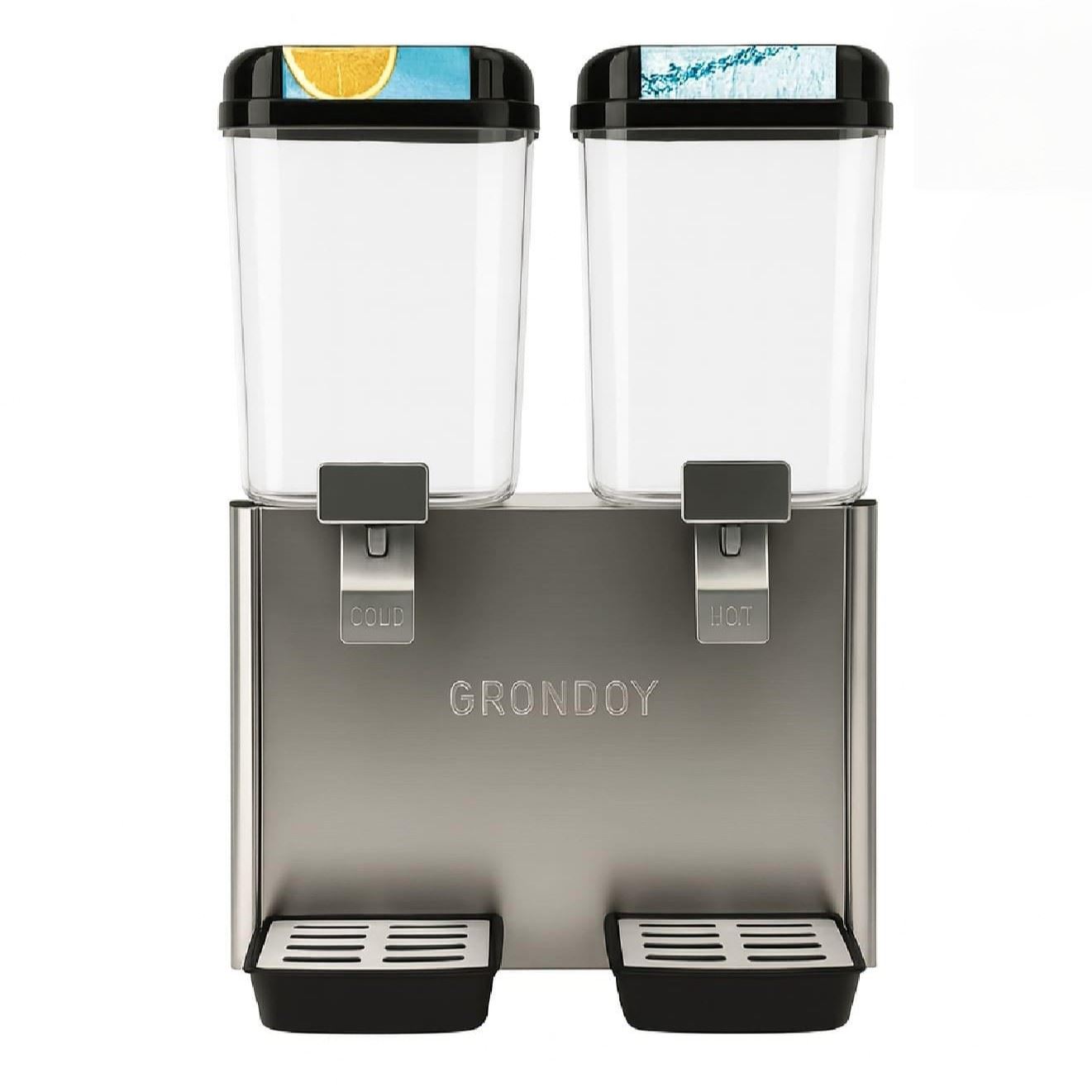 Dispensador Enfriador Grondoy Dual Calientefrío 36l Gris Oscuro