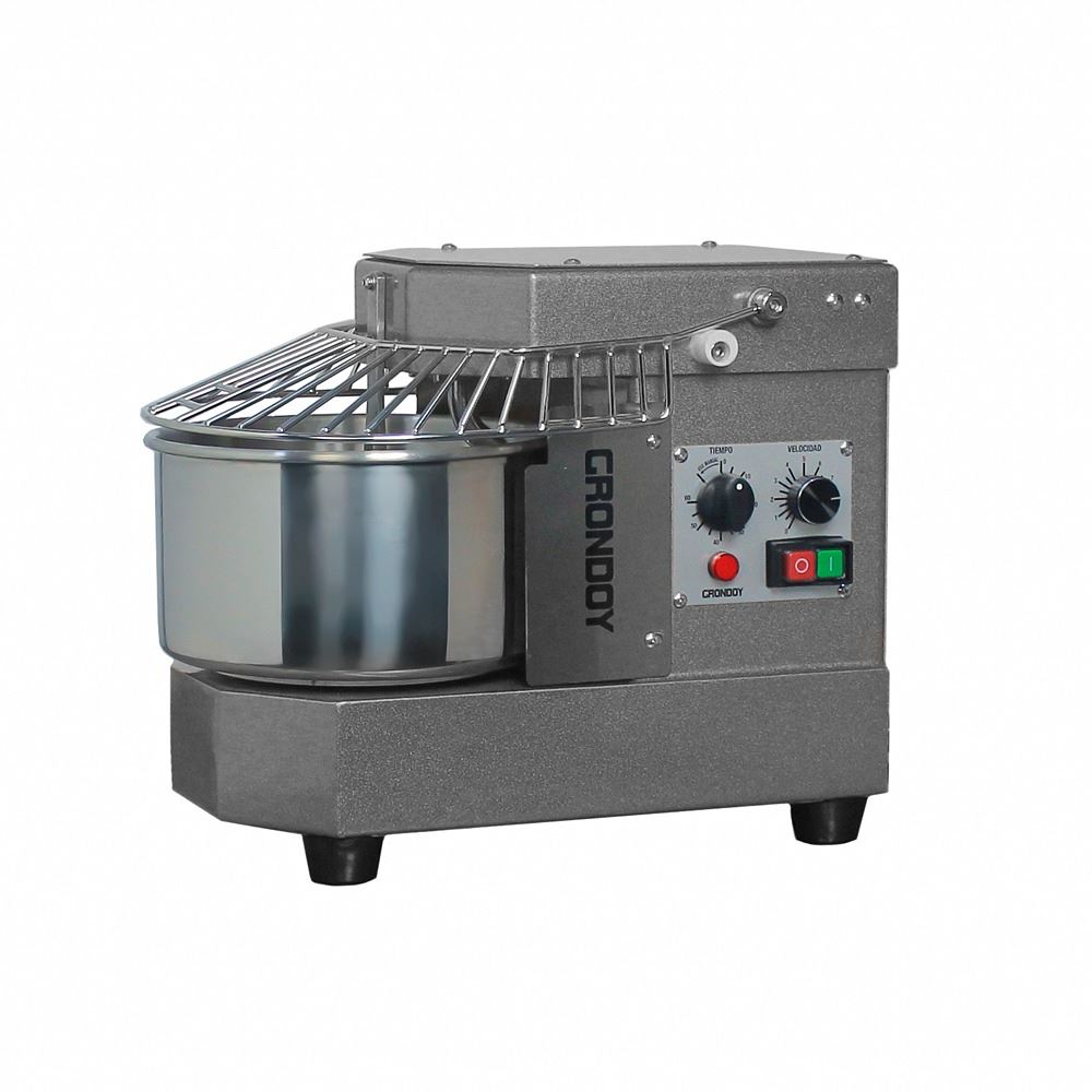Amasadora Plateada de 8 Litros 9 velocidades GRONDOY