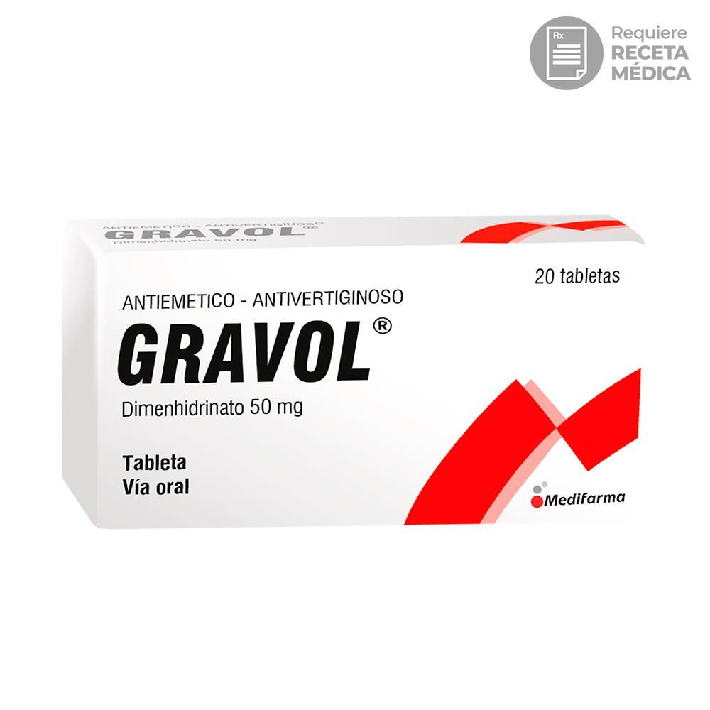 Gravol 50 mg Tabletas