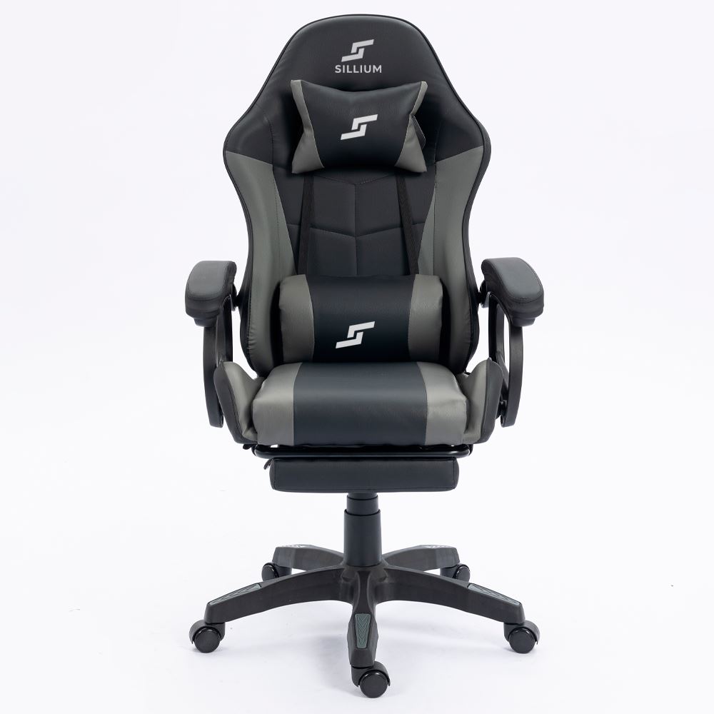 Silla Gamer Reclinable Gris Sillium