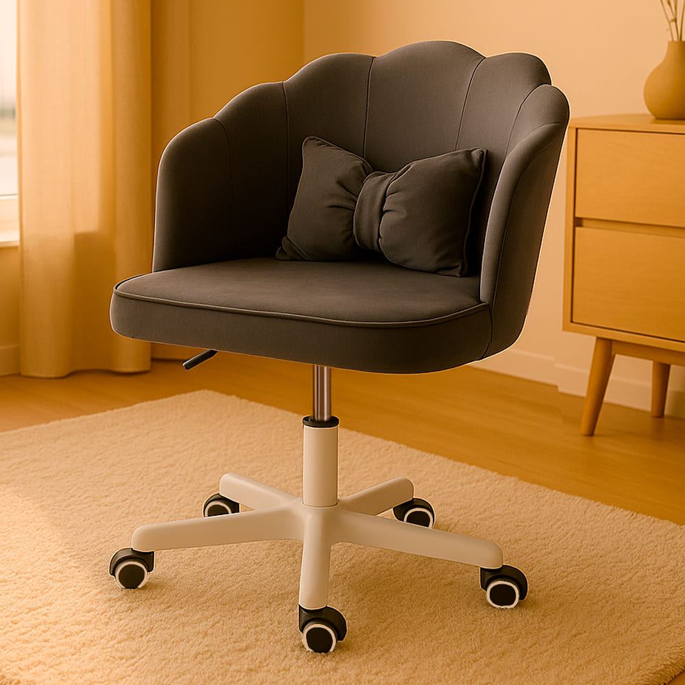 Silla Giratoria de Escritorio Oficina Q1 Gris Oscuro Buckingham