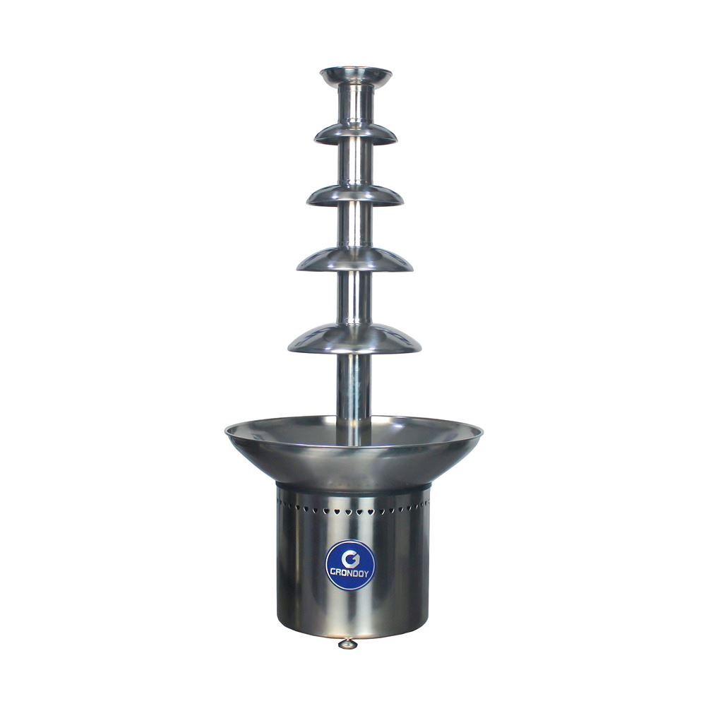 Fuente de Chocolate 5 Pisos Grondoy - Fondue Premium para Eventos