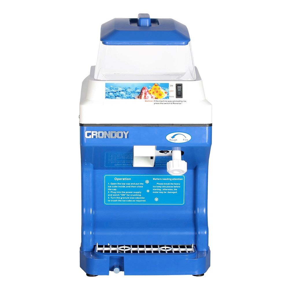 Raspadillera Eléctrica Comercial GRONDOY 200 Kg/h Punto Nieve Profesional