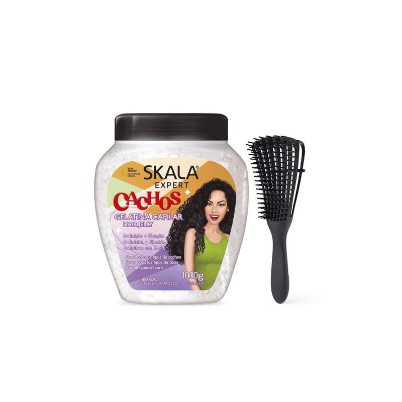 Crema Tratamiento Capilar Cachos Gelatina Capilar 1000G - Skala Expert