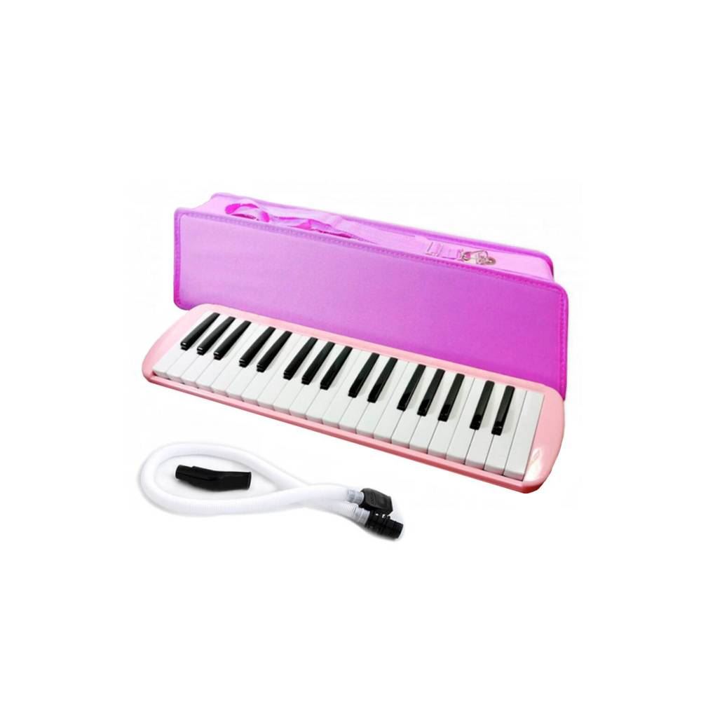 MELODICA 37 TECLAS CON ESTUCHE RIGIDO ROSADO