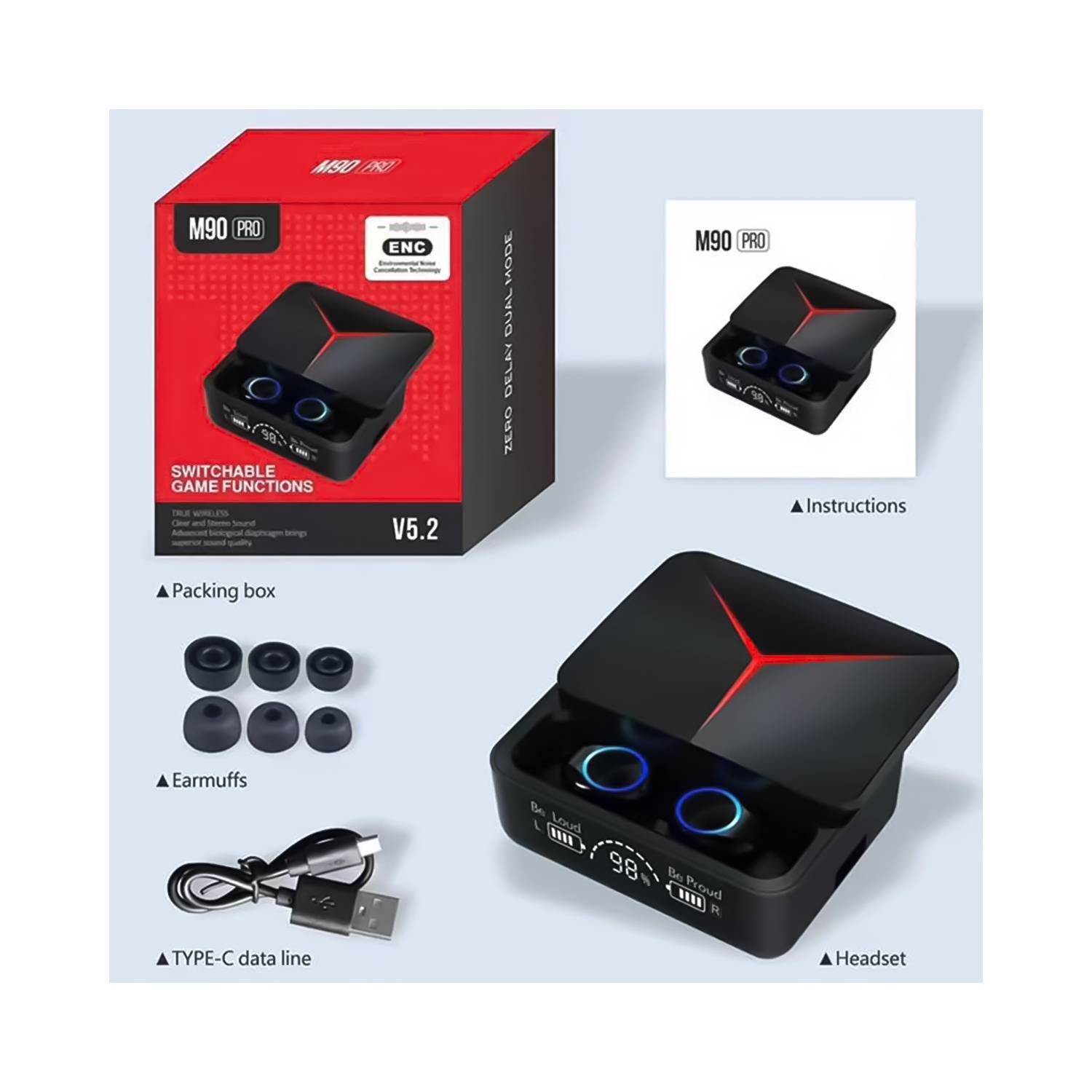 Handsfree bluetooth M90 gamer