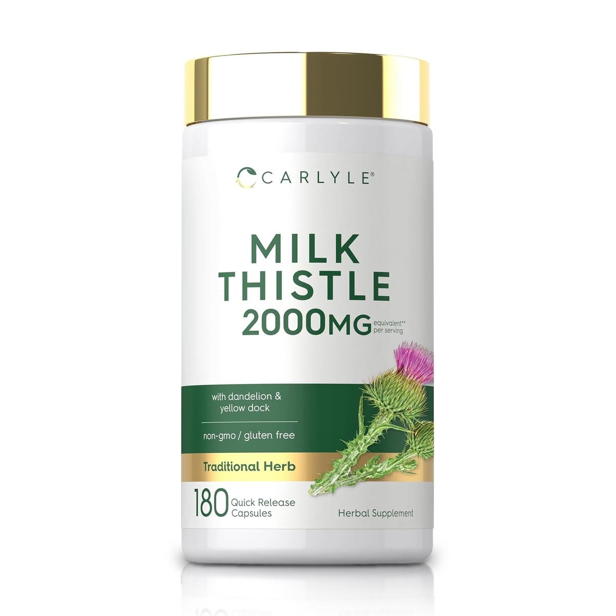 Milk Thistle 2000mg (180 Cápsulas) – Carlyle