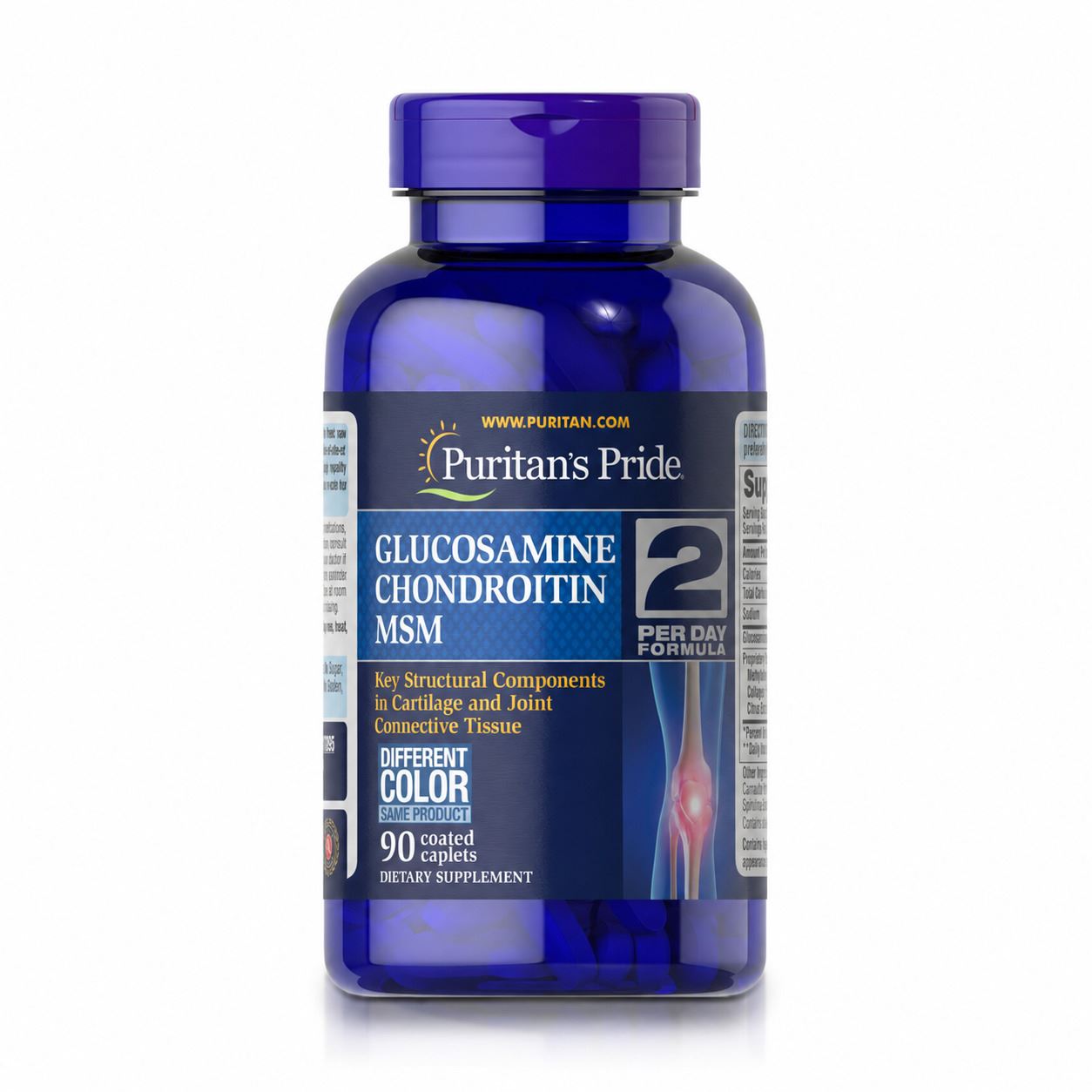 Glucosamina, Condroitina & MSM (90 Tablets) - Puritan's Pride