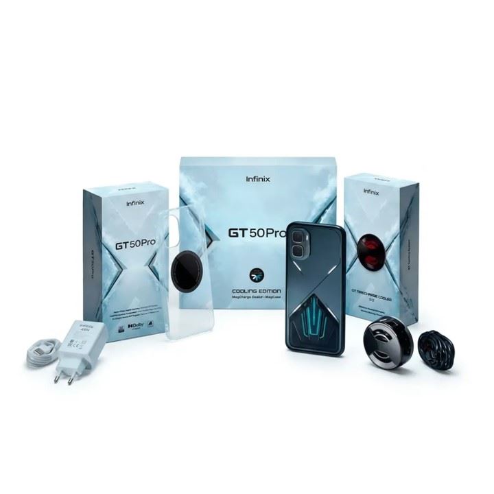 CELULAR INFINIX GT 50 PRO 5G 12GB 256GB NEGRO KIT GAMER
