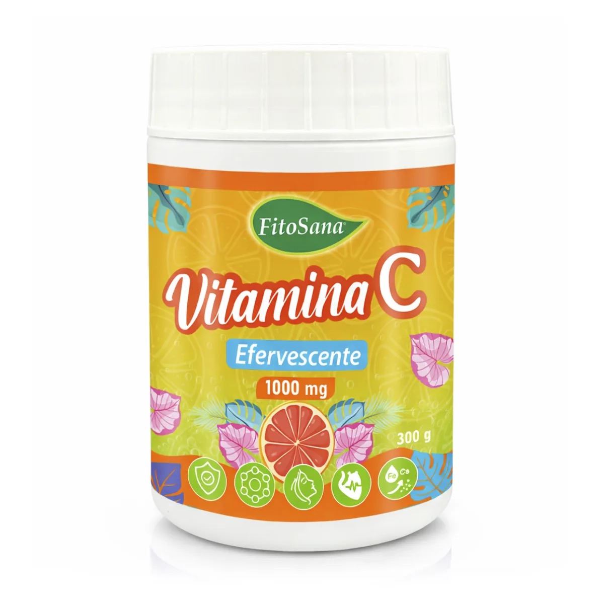 Vitamina C 1000 mg Efervescente (300 g) - Fitosana