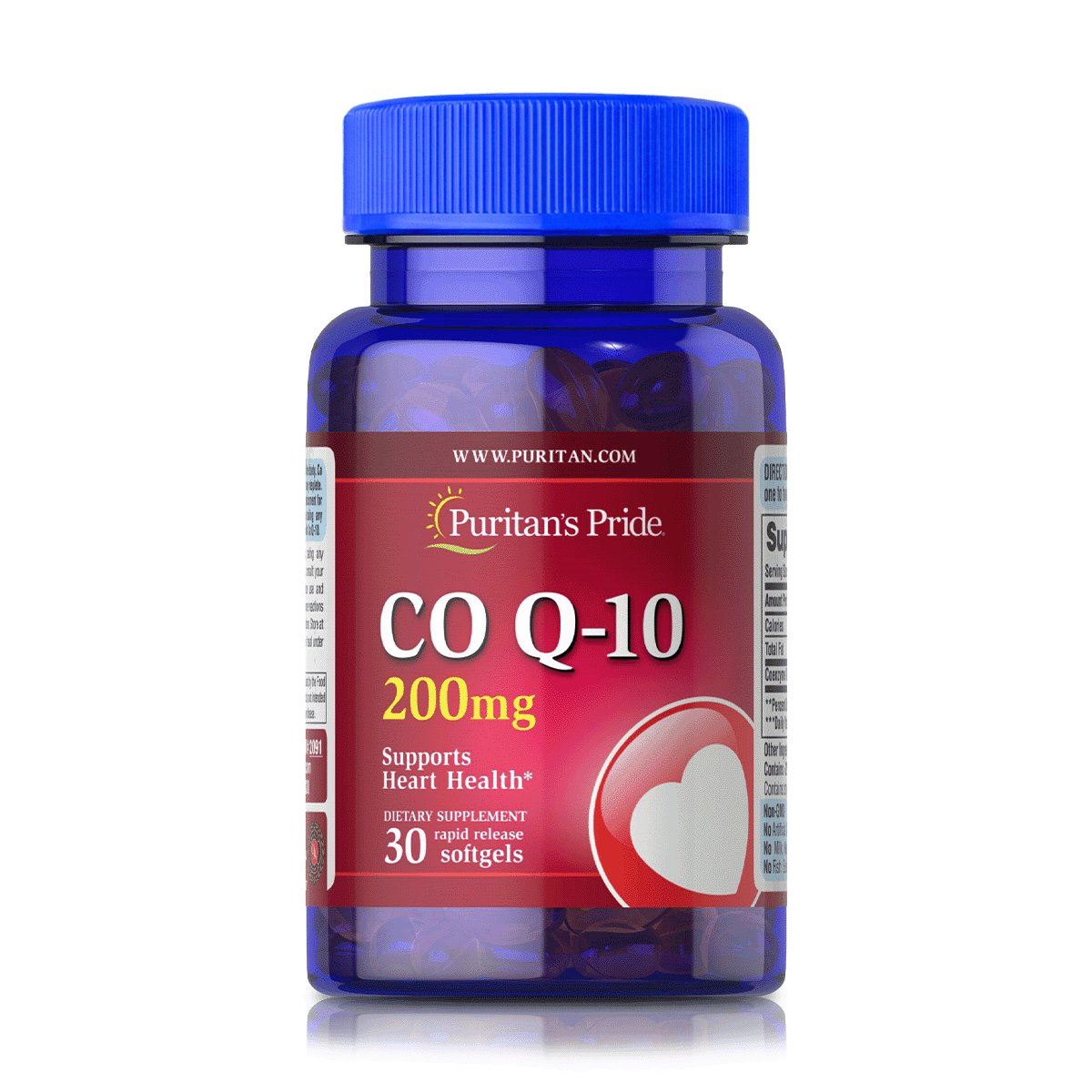Coenzima Q-10 200 mg (30 Softgels) – Puritan’s Pride