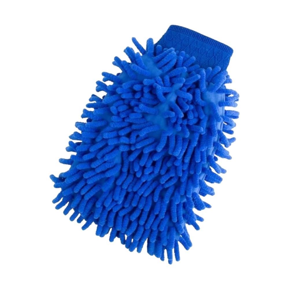 GUANTE ESPONJA DE LAVADO MICROFIBRA - AZUL