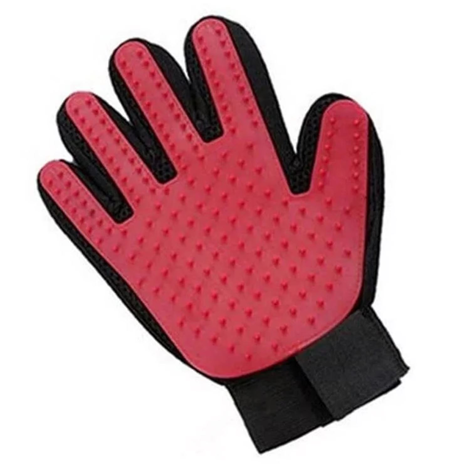 Guante de silicona masajeador quita pelo muerto para mascotas perros y gatos