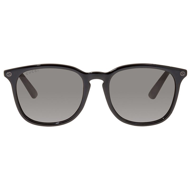 Gucci Grey Square Unisex Sunglasses GG0154SA 001 53