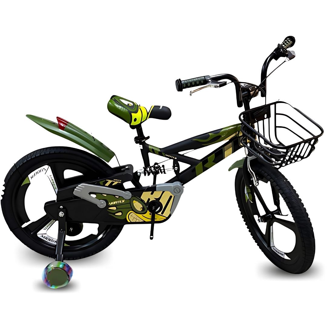 Bicicleta con Canasta Aro 20 «GUNGOR MAG» Aro de Magnesio Green