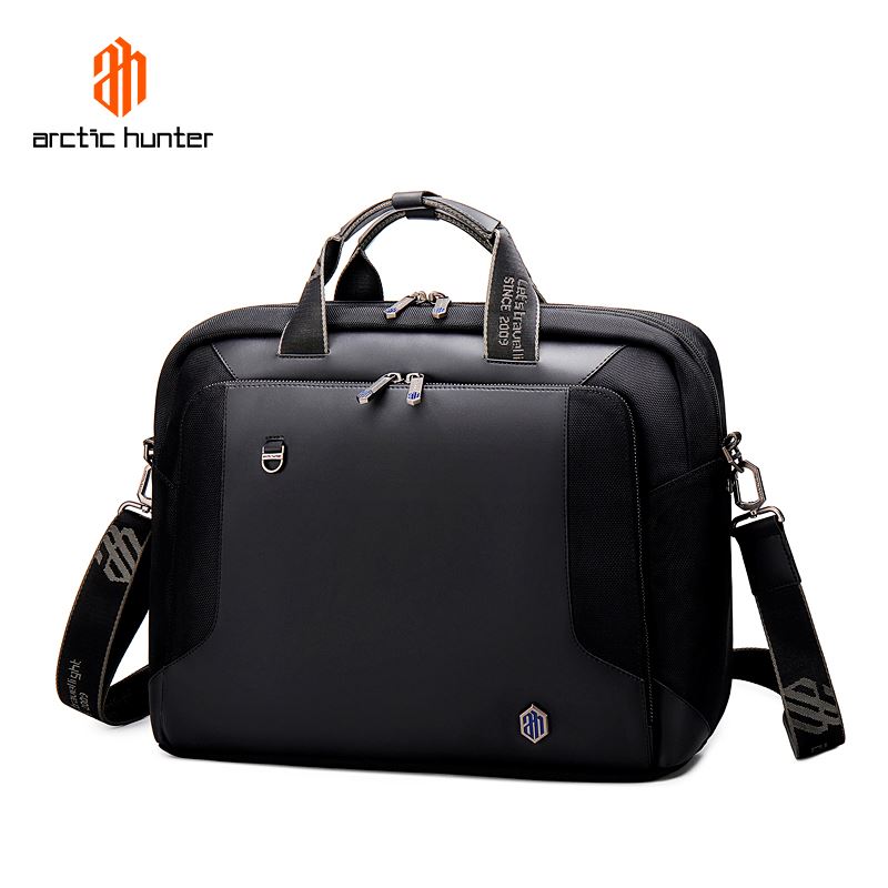 Maletin Bolso Hombre Arctic Hunter 0004 Laptop Briefcase Viaje Negro