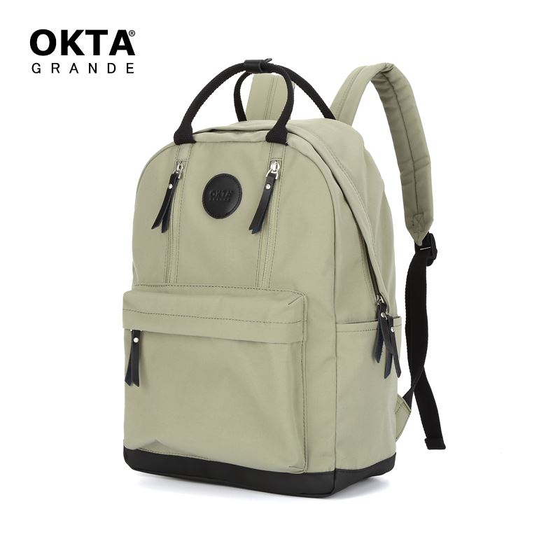 Himawari - Mochila H1087-7 escolar o de viaje porta Laptop - Verde Claro