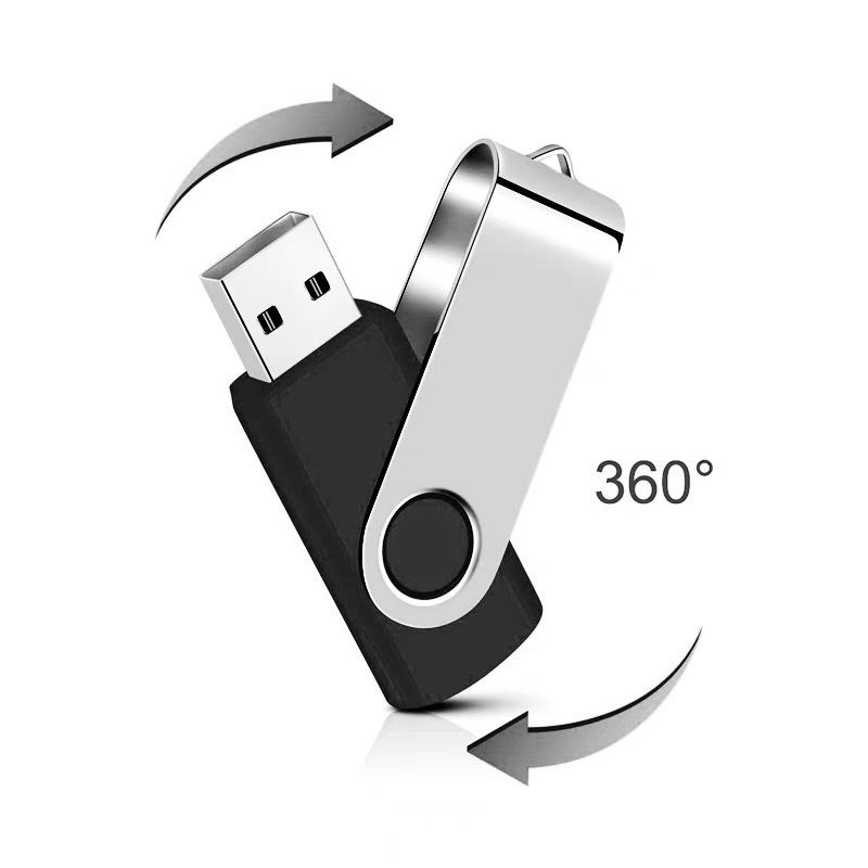 Memoria USB 2.0 Giratoria 360° 16GB Carcasa Metálica
