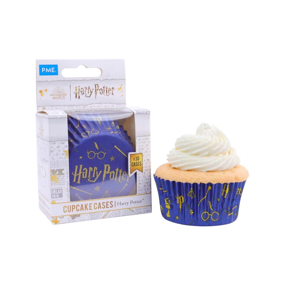 Harry Potter Foil Cupcake Cases Pack de 30 Unidades Blue