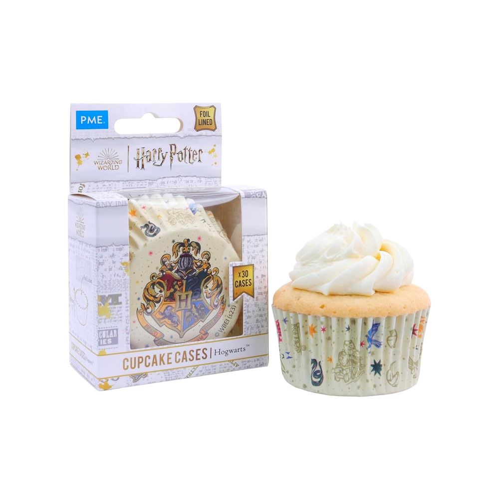 Harry Potter Foil Cupcake Cases Pack de 30 Unidades White