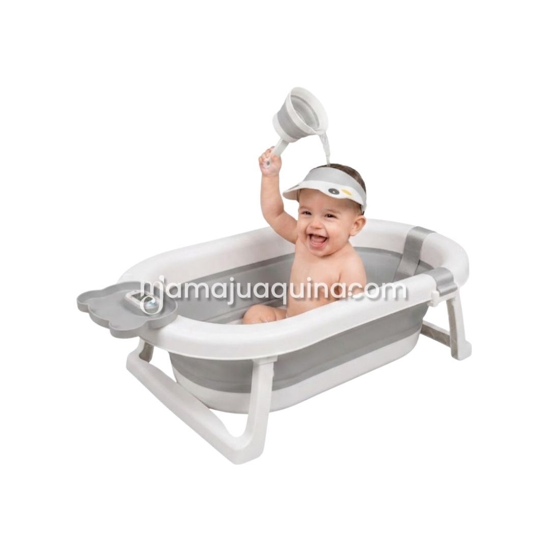 Bañera Plegable para Bebé «HAWÁI» Colección Limitada Gray