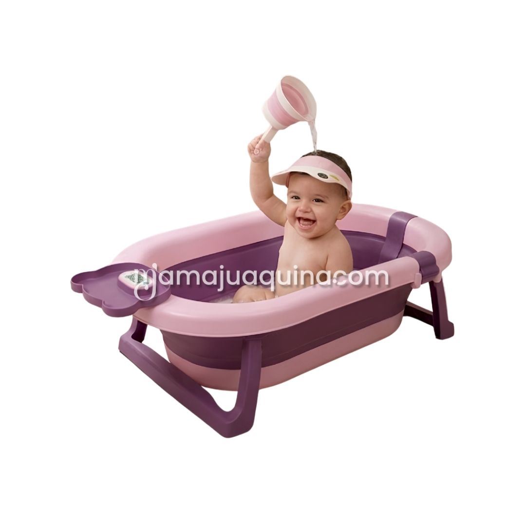 Bañera Plegable para Bebé «HAWÁI» Colección Limitada Purple